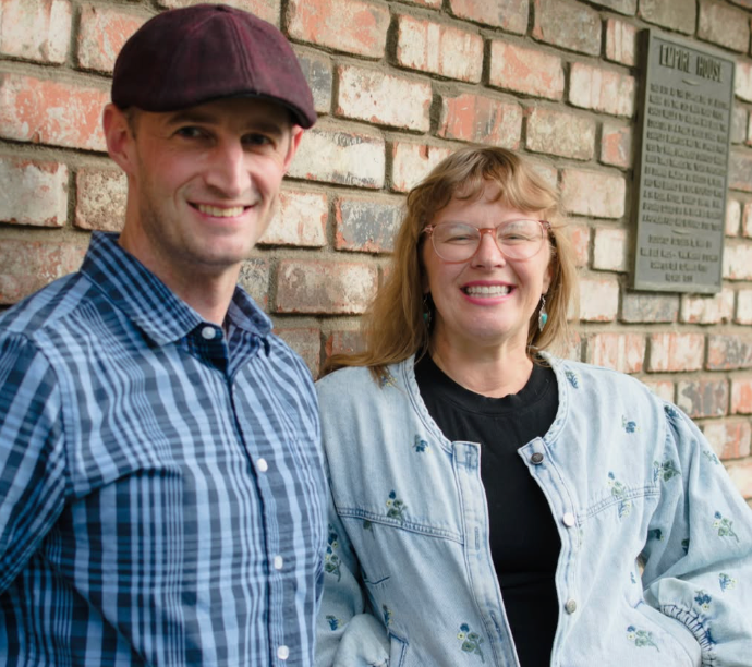 Mel & Josh from The Breakovers band photo