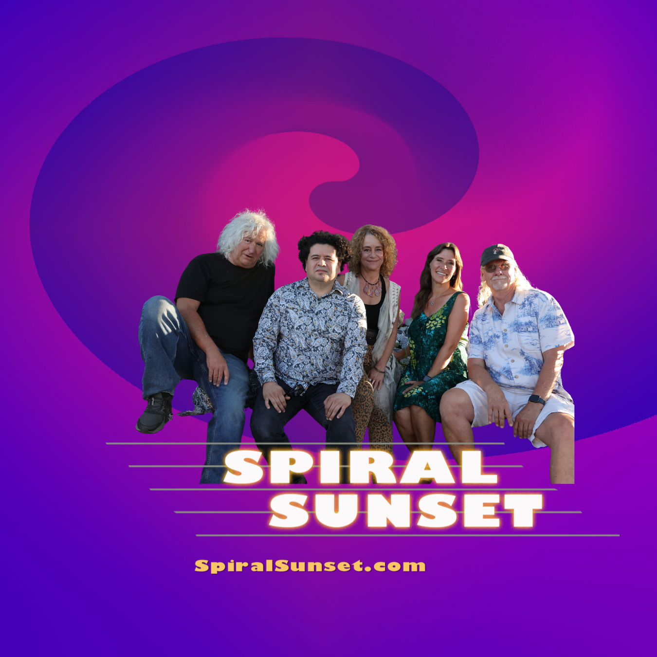 Spiral Sunset band photo